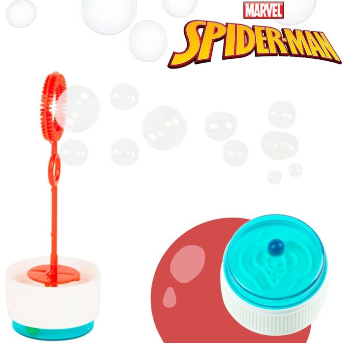 Pompe à bulle Spider-Man 60 ml 3,8 x 11,5 x 3,8 cm (216 Unités) 2 Pompe à bulle Spider-Man 60 ml 3,8 x 11,5 x 3,8 cm (216 Unités) 2