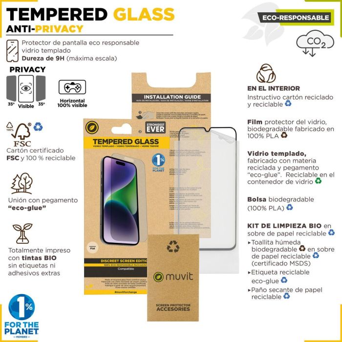 Film Protecteur pour Téléphone Portable Muvit for Change 3