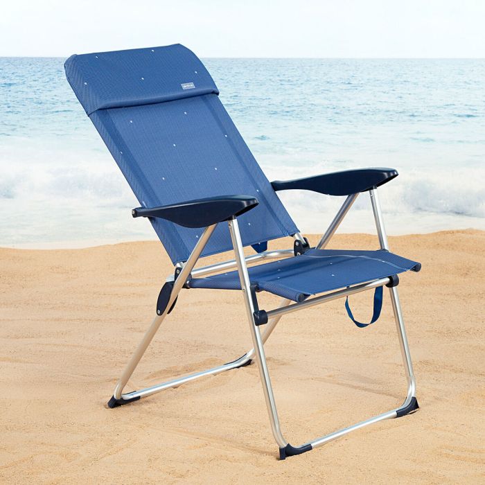 Chaise de Plage Aktive 48 x 110 x 65 cm (2 Unités) 4 Chaise de Plage Aktive 48 x 110 x 65 cm (2 Unités) 4