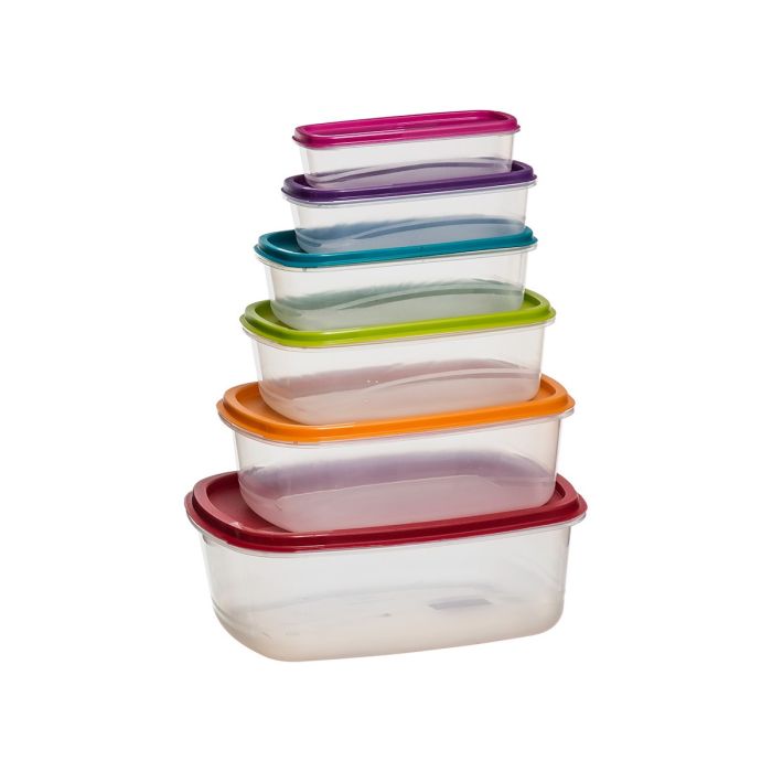Ensemble de 6 Boîtes à Lunch 5five Simply Smart polypropylène 300 ml 225 ml 175 ml 12,5 ml 0,3 g 245 ml Multicouleur Rectangulai 1 Ensemble de 6 Boîtes à Lunch 5five Simply Smart polypropylène 300 ml 225 ml 175 ml 12,5 ml 0,3 g 245 ml Multicouleur Rectangulai 1