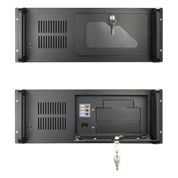 Boîtier ATX TooQ RACK-406N-USB3 19" 4U Noir 2 Boîtier ATX TooQ RACK-406N-USB3 19" 4U Noir 2