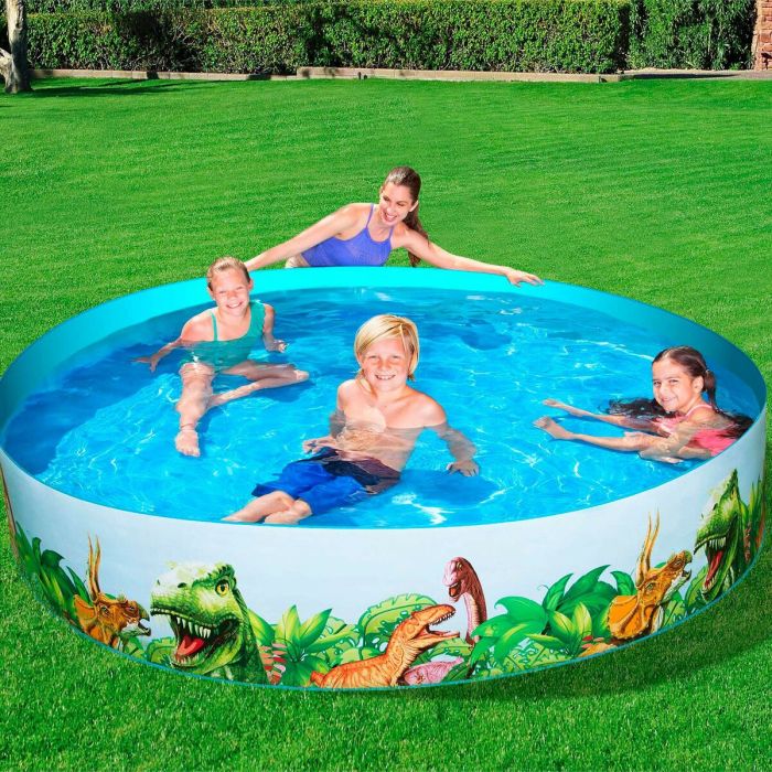 Bestway Piscine Rigide Enfant PVC Dinosaures 244x46 cm +3 Ans Jardin 55001 11 Bestway Piscine Rigide Enfant PVC Dinosaures 244x46 cm +3 Ans Jardin 55001 11