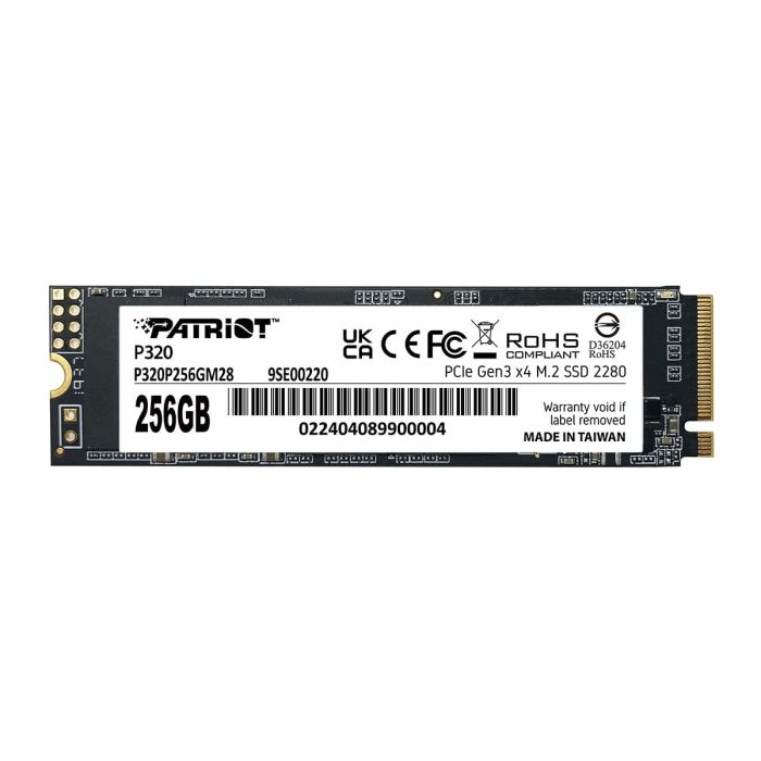 Disque dur Patriot Memory P320P256GM28 256 GB SSD 0 Disque dur Patriot Memory P320P256GM28 256 GB SSD 0