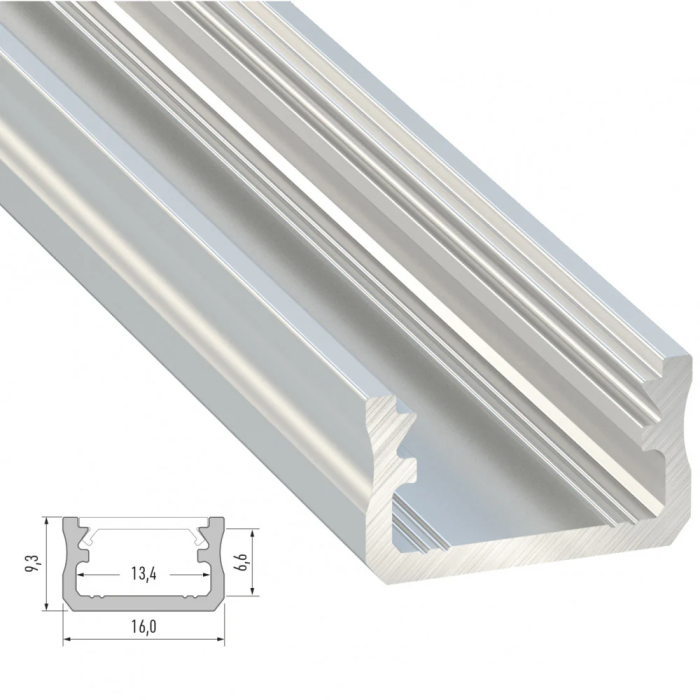 Profil Aluminium Type A 2,02 m 0