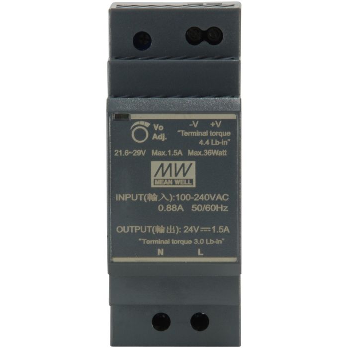 ind. Netzteil POW-2411 24VDC 30W DIN-Schiene 2