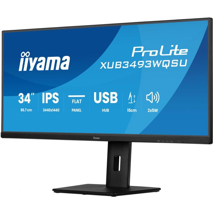 IIYAMA XUB3493WQSU-B6 86,36cm 34Zoll UW IPS-panel 3440x1440 120Hz 21:9 400cdm 1000:1 1ms 5 IIYAMA XUB3493WQSU-B6 86,36cm 34Zoll UW IPS-panel 3440x1440 120Hz 21:9 400cdm 1000:1 1ms 5