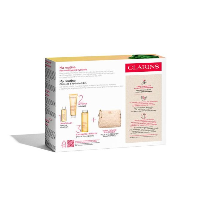 Clarins Pieles Normales-Secas Esenciales De Limpieza Estuche 4 Pz 3