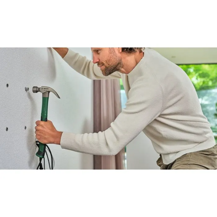 Bosch - Marteau arrache-cloux multifonction 450 g (16 oz) avec manche Softgrip - Acier carbone, protection antirouille, pour travaux de bricolage