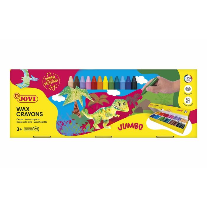 Crayons gras de couleur Jovi 989 Jaune 25 Pièces 7 Crayons gras de couleur Jovi 989 Jaune 25 Pièces 7
