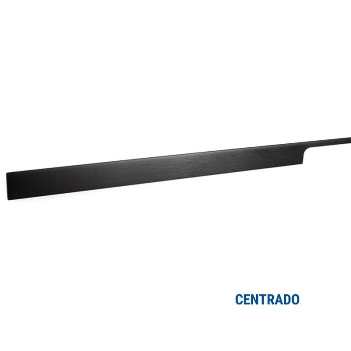 Tirador Aluminio Peak Acabado Negro Cepillad Dist. Agujero Dist. 1760Mm. Viefe 2
