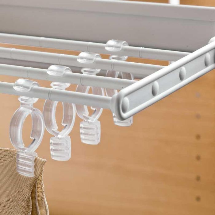 Portafalda, Portapantalones, Portacorbatas, Extraíble Y Abatible. Color Marron Servetto 2