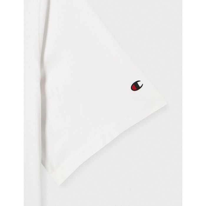 T-shirt à manches courtes homme Champion Crewneck Blanc 5 T-shirt à manches courtes homme Champion Crewneck Blanc 5