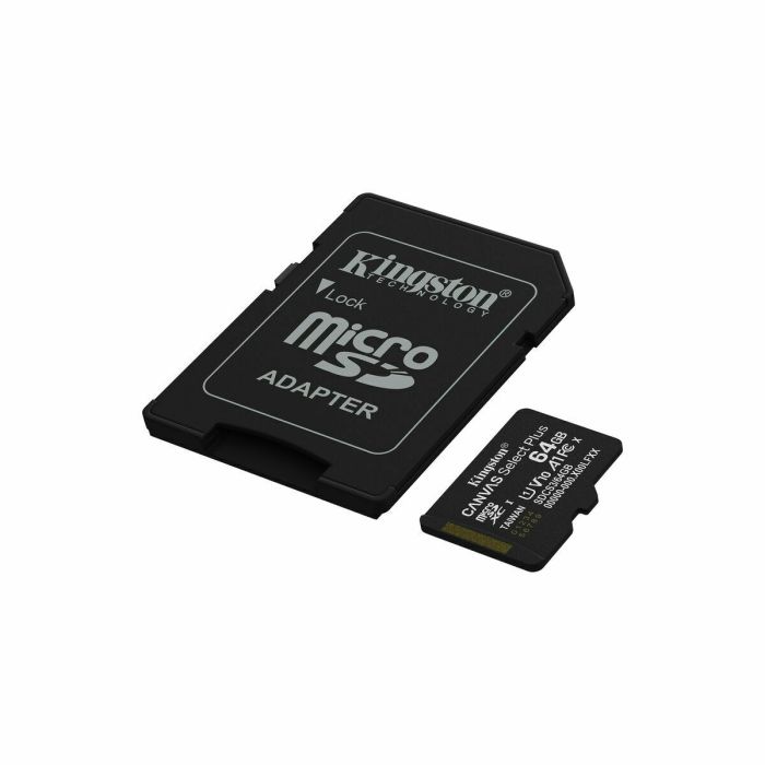 Carte Mémoire Micro SD avec Adaptateur Kingston SDCS3/64GB 64 GB 18