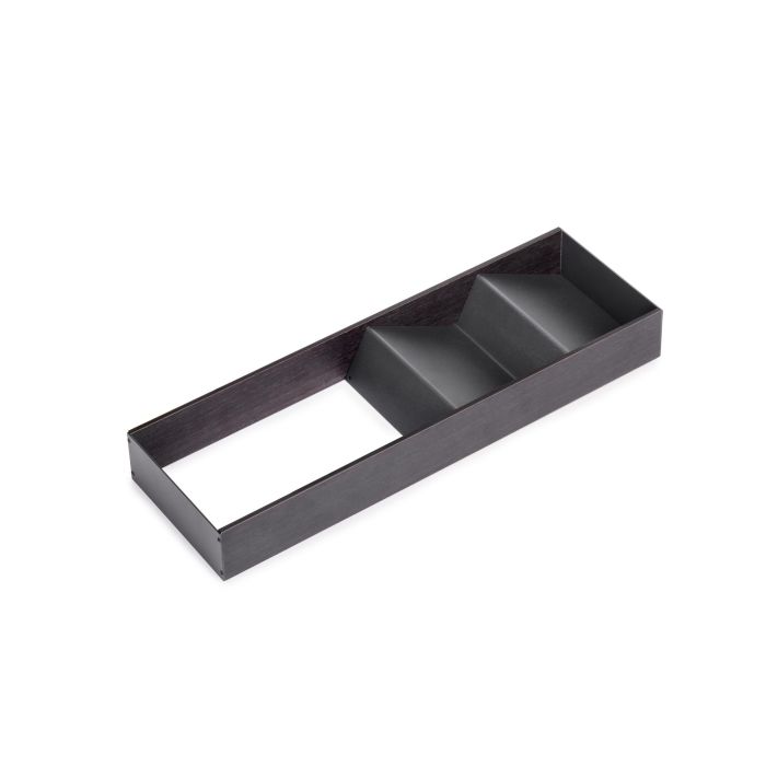 Emuca Orderbox Organiseur incliné pour tiroir, 150x470mm, Acier et Bois, Gris antracite 0 Emuca Orderbox Organiseur incliné pour tiroir, 150x470mm, Acier et Bois, Gris antracite 0