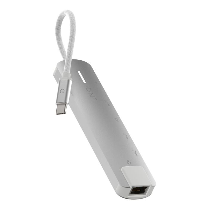 Hub USB Linq Byelements LQ49061 Blanc Gris 6 Hub USB Linq Byelements LQ49061 Blanc Gris 6