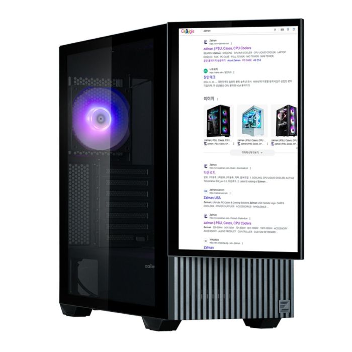 Boîtier ATX semi-tour Zalman Z10 DS BLACK Noir 1