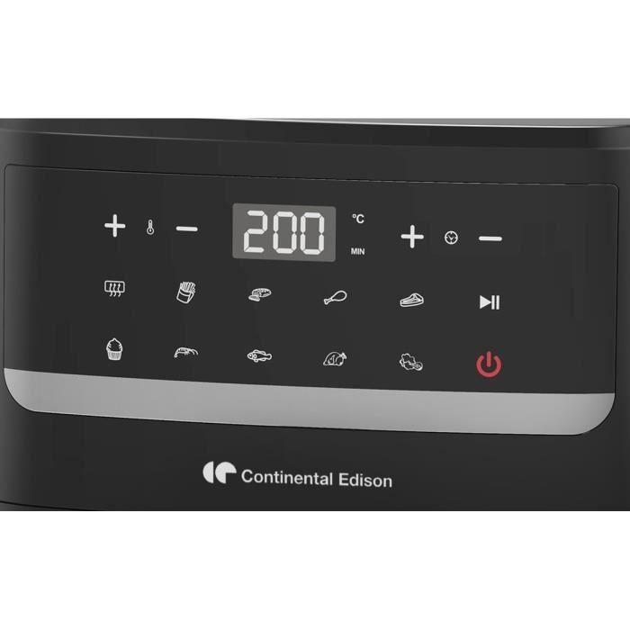 Friteuse a air sans huile - CONTINENTAL EDISON - CEFR240092L - 1800 W - 9,2 L - Noir 5 Friteuse a air sans huile - CONTINENTAL EDISON - CEFR240092L - 1800 W - 9,2 L - Noir 5