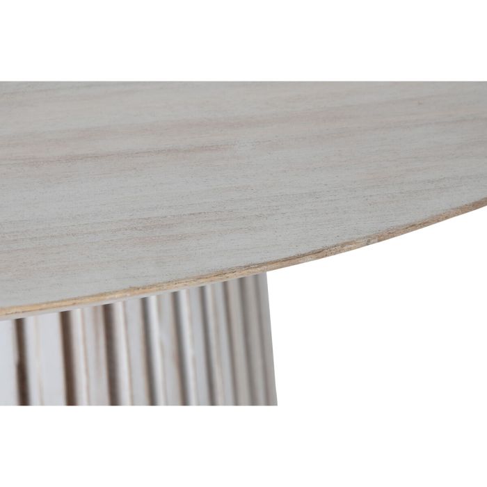 Table de Salle à Manger Home ESPRIT Blanc bois mindi 150 x 150 x 75 cm 1