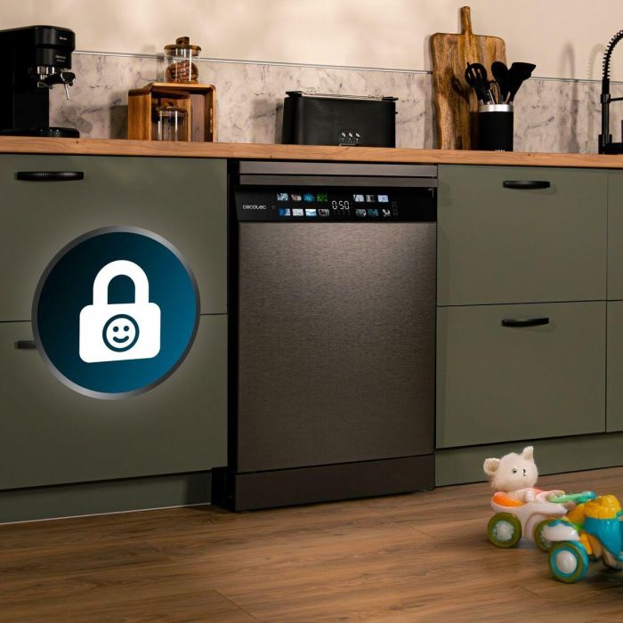 Lave-vaisselle Cecotec Aguazero 6700 Dark B Noir 16