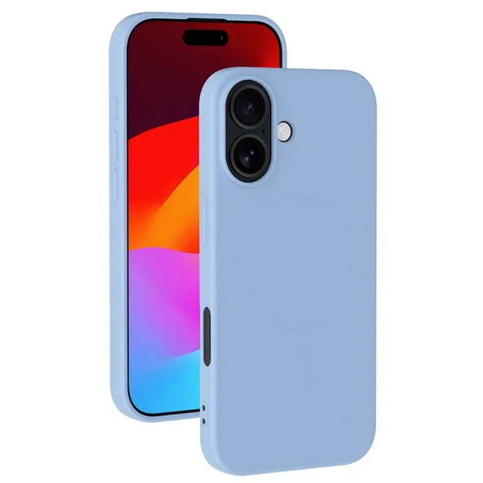 BBC Coque MagSafe pour iPhone 17 en silicone bleu ciel - Protection élégante et compatible MagSafe BBC Coque MagSafe pour iPhone 17 en silicone bleu ciel - Protection élégante et compatible MagSafe