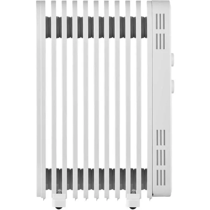 Sencor Radiateur électrique bain d'huile SOH 3411WH, 2300 W, 3 niveaux de chaleur, protection surchauffe, blanc, pour pièces 16-23 m2