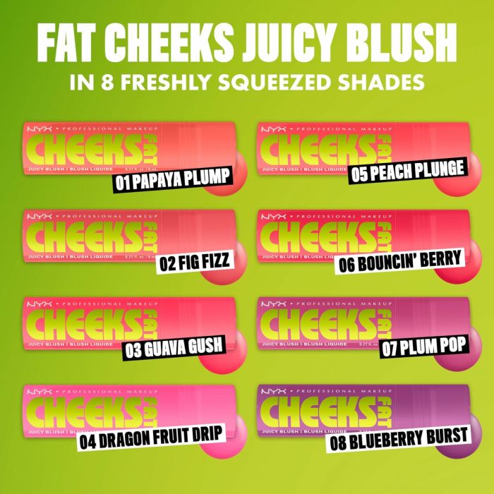 Set de Maquillage NYX FAT CHEEKS 3 Set de Maquillage NYX FAT CHEEKS 3