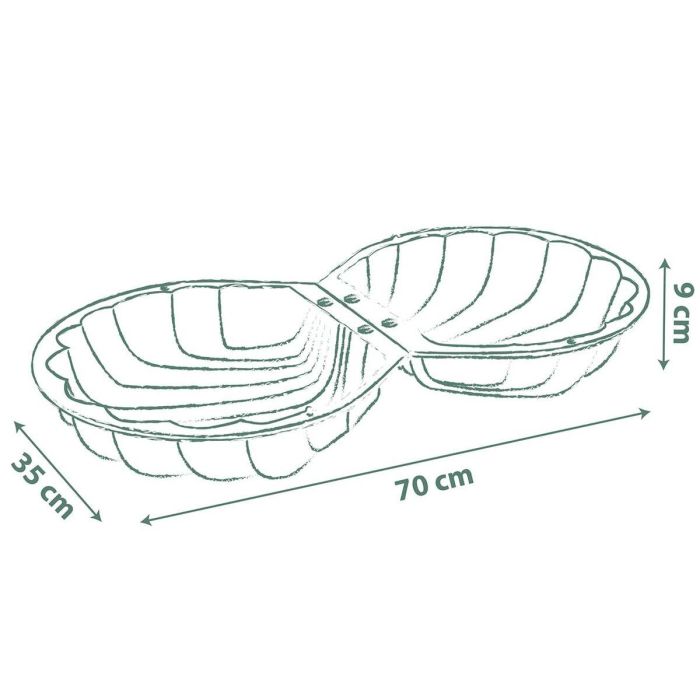 Bac à sable Smoby Life Plastique 1 Bac à sable Smoby Life Plastique 1