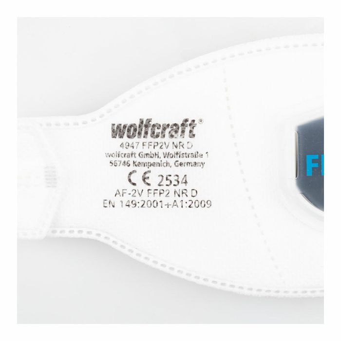 Masque Wolfcraft 4947000 Taille unique 2 Pièces 1
