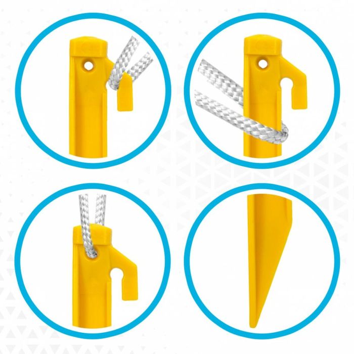 Sardines de camping Aktive 6 Pièces (24 Unités) 3