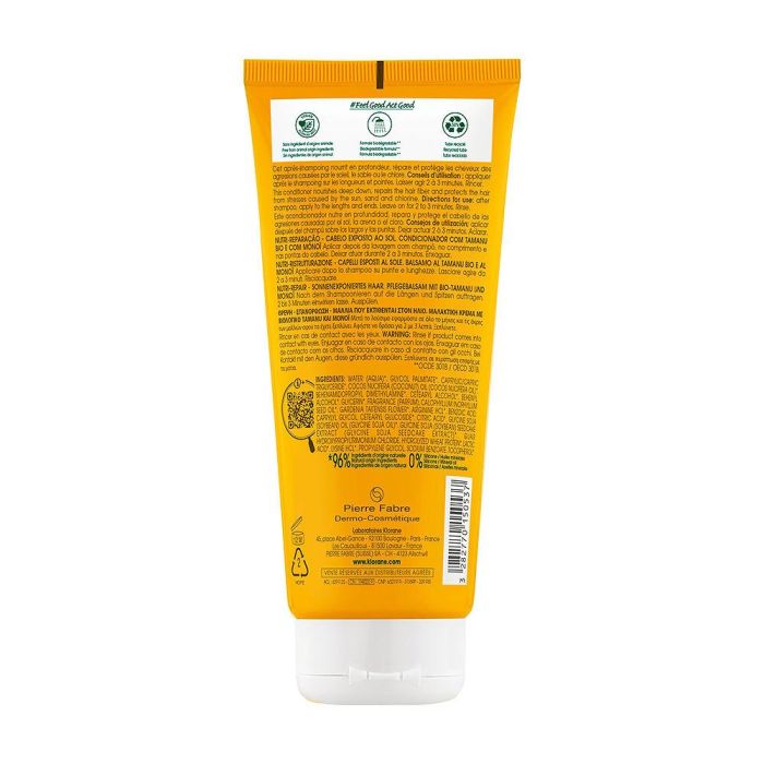 Klorane Polysianes Monoï Y Tamanu Bio Après-Shampooing 200 mL 1