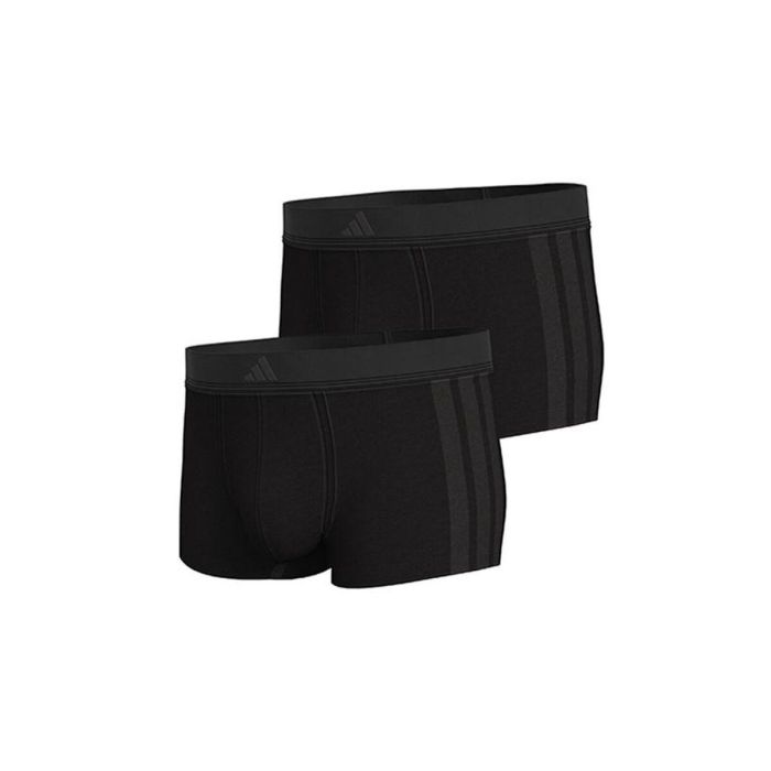 Boxer pour homme Adidas Trunk Low Rise 3 Stripes Noir 2 Pièces M 0 Boxer pour homme Adidas Trunk Low Rise 3 Stripes Noir 2 Pièces M 0