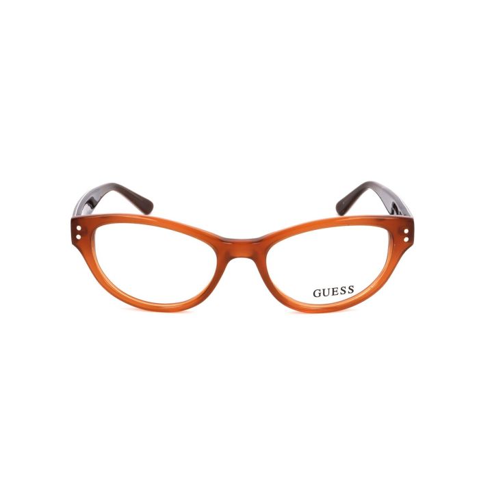 Monture de Lunettes Unisexe Guess GU2334A15 Orange Ø 51 mm