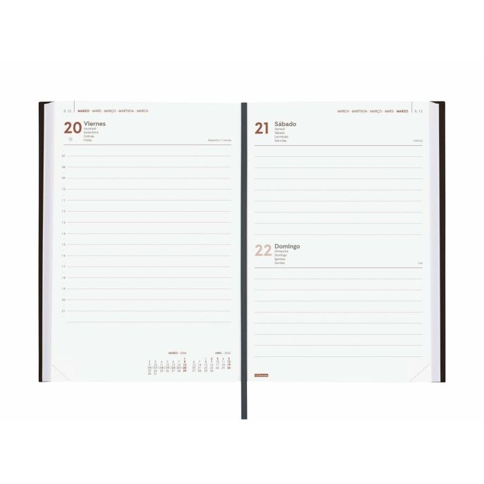 Agenda Finocam DYNAMIC MILANO Noir A5 21 x 27 cm 2026 3