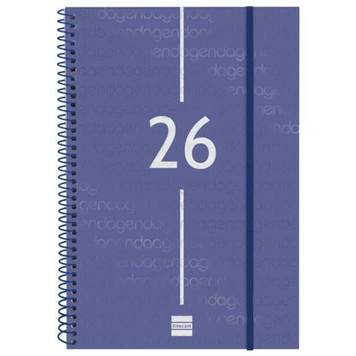 Agenda Finocam YEAR Bleu 16,5 x 24,2 cm 2026