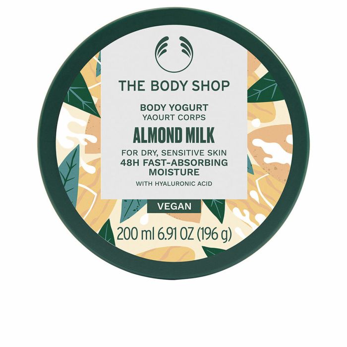 The Body Shop Yaourt Corporel au Lait d'Amande - Hydratation 48h, Parfum Floral Léger - 200 ml