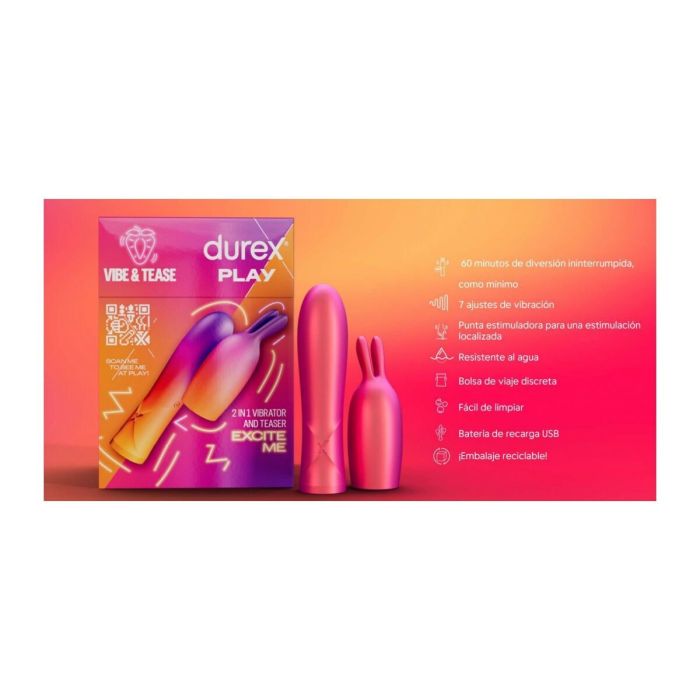 Vibrateur G-Spot Durex Rose 5