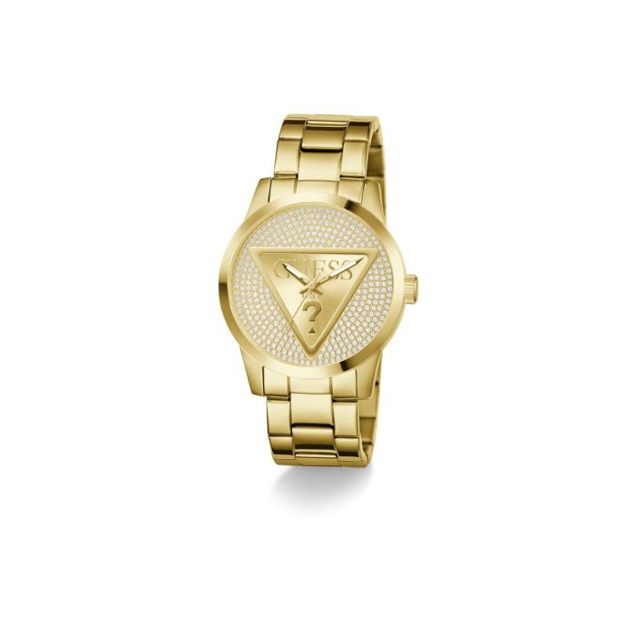 Montre Homme Guess BADGE Doré 1