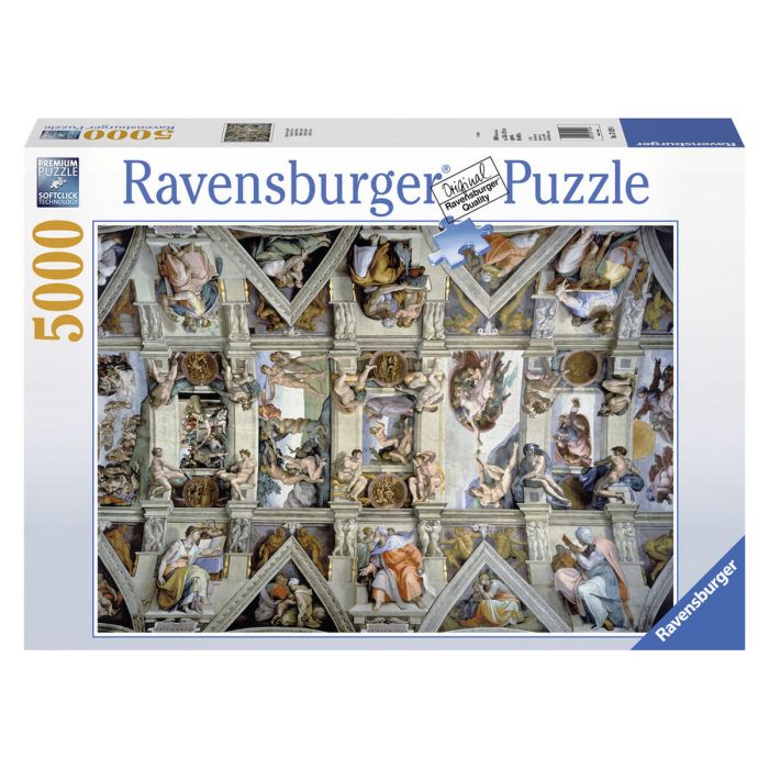 Puzzle Ravensburger 17429 The Sistine Chapel - Michelangelo 5000 Pièces 0 Puzzle Ravensburger 17429 The Sistine Chapel - Michelangelo 5000 Pièces 0