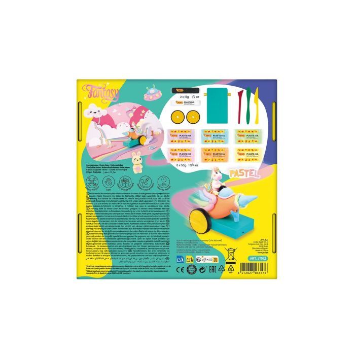 Pâte à modeler en argile Jovi Crazy Cars Fantasy Multicouleur (1 Pièce) 2 Pâte à modeler en argile Jovi Crazy Cars Fantasy Multicouleur (1 Pièce) 2