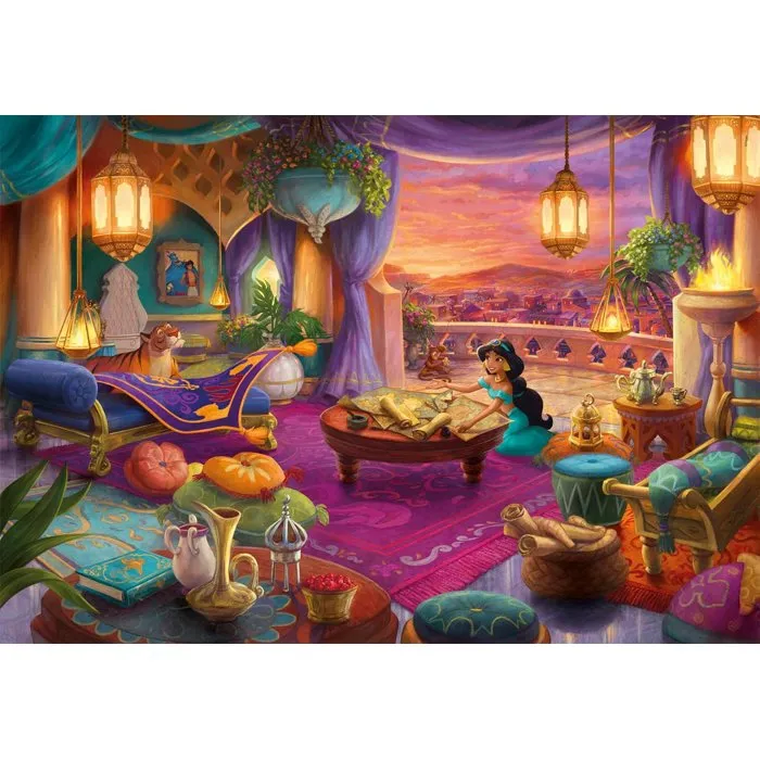 Clementoni - Puzzle Ever After 500 Pièces - Princesses Disney - Jasmine - Modèle Iconique, À Offrir ou À Collectionner Clementoni - Puzzle Ever After 500 Pièces - Princesses Disney - Jasmine - Modèle Iconique, À Offrir ou À Collectionner