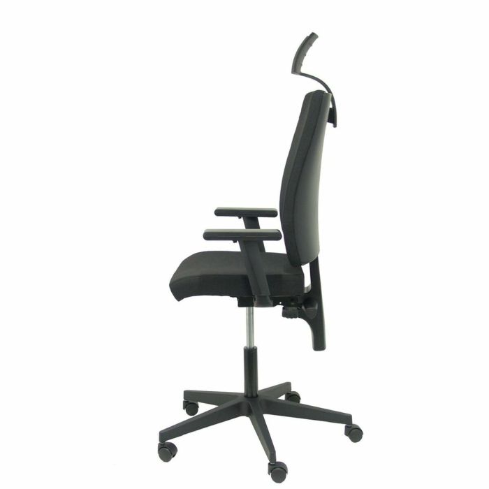 Chaise de Bureau avec Appui-tête Lezuza Piqueras y Crespo 322NECC Noir 2
