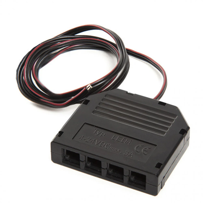 Greenice Boîte de Distribution 4 Voies pour Tiras LED Flexibles et Rigides 0