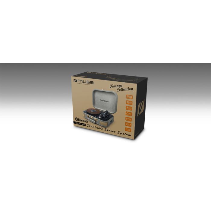 Tourne-disques Muse MT-201 BTG Vert Gris 2 Tourne-disques Muse MT-201 BTG Vert Gris 2