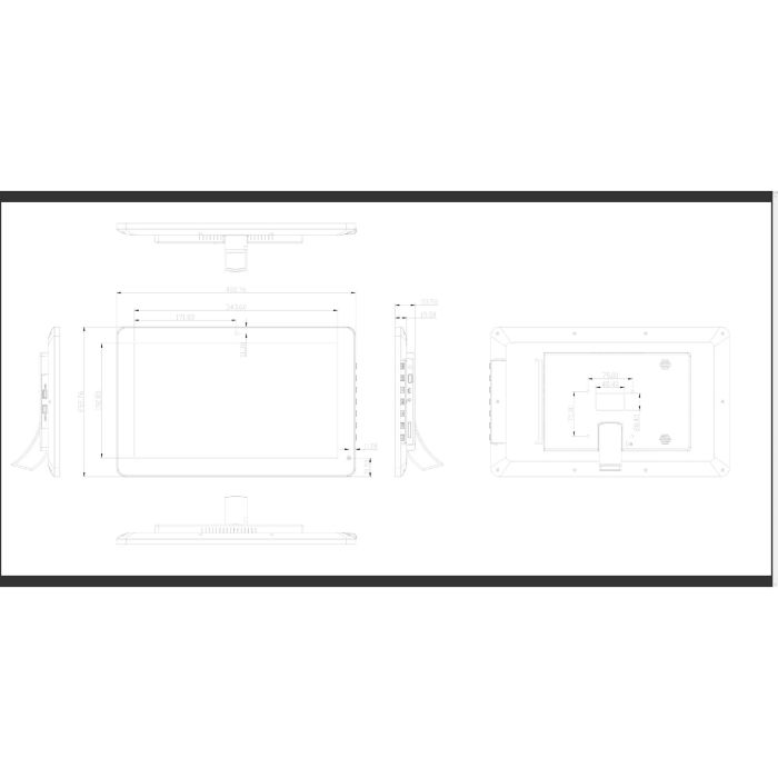 ALLNET Touch Display Tablet 15 Zoll PoE mit 8GB/64GB, RK3568 Android 13,PrimeOne-150 1