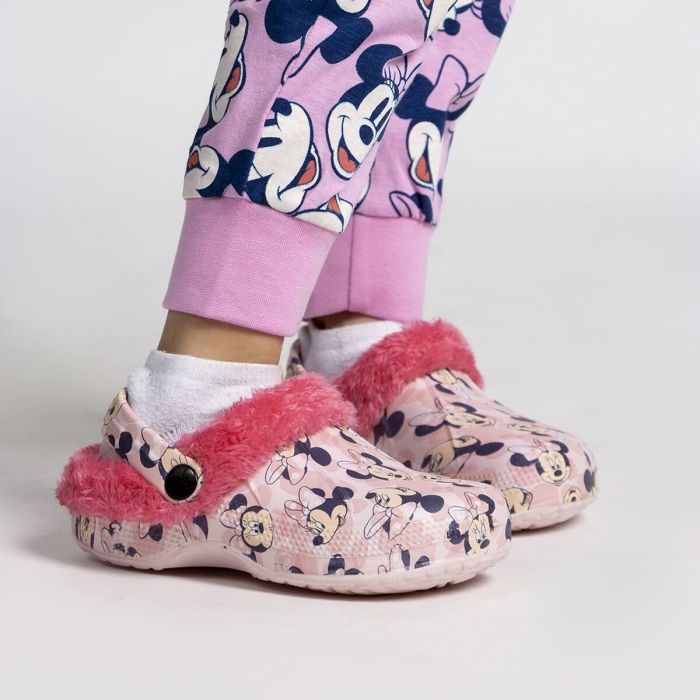 Chaussons Minnie Mouse Rose 3 Chaussons Minnie Mouse Rose 3