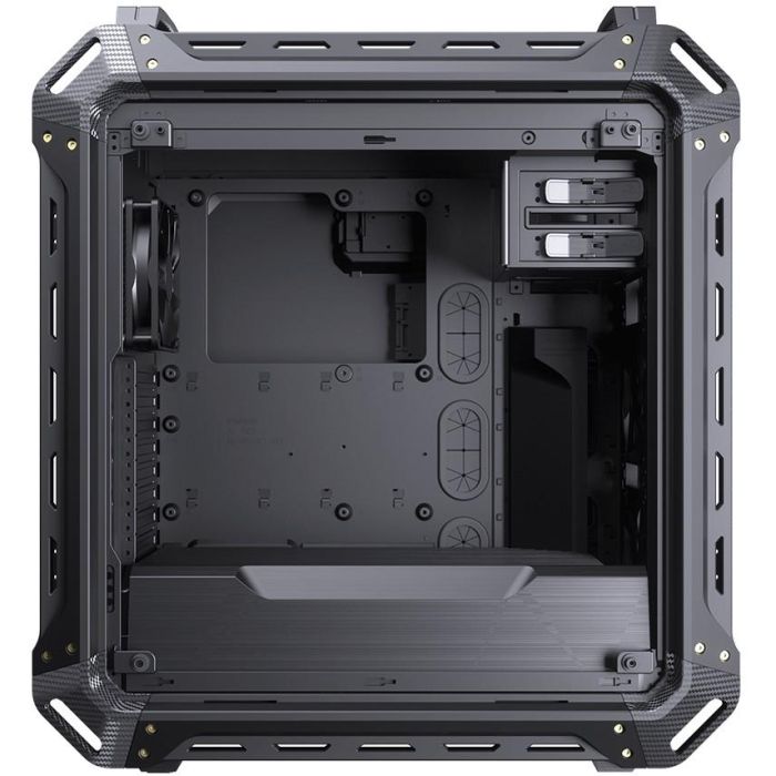Cougar CGR-6AMKB-G - Boîtier PC Gaming Full-Tower Noir, Mesh, Verre Trempé, Support ATX/EATX/micro-ATX/Mini-ITX, Gestion des Câbles, 8 Slots, Refroidissement Avancé