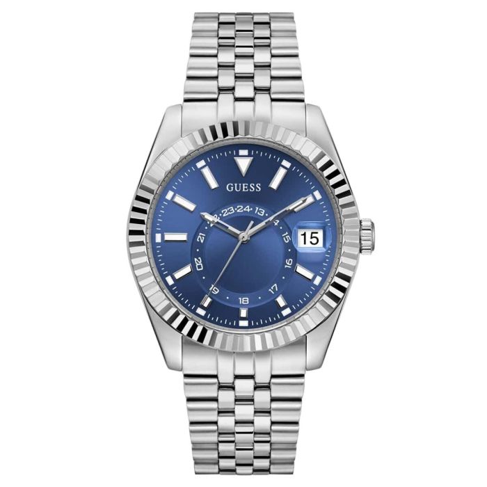 Montre Homme Guess JADEN Argenté 8