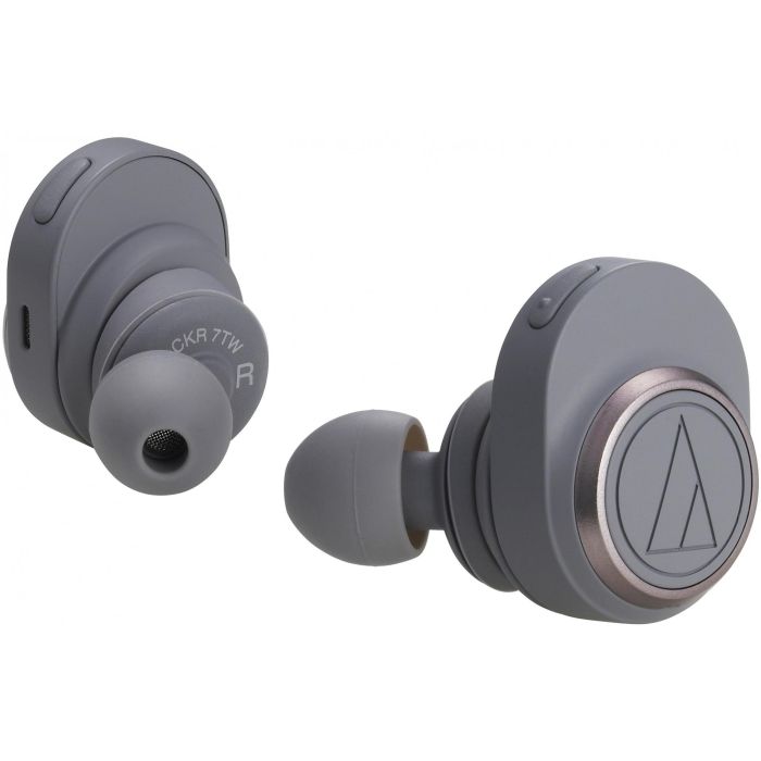 audio-technica ATH-CKR7TW True Wireless IE Headphones grey 0 audio-technica ATH-CKR7TW True Wireless IE Headphones grey 0