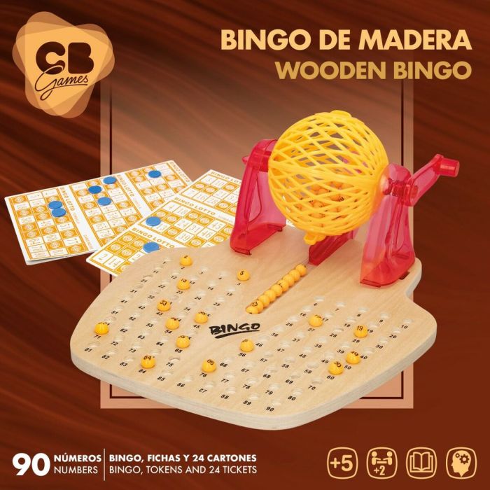 Bingo CB Games Bois Plastique (2 Unités) 1