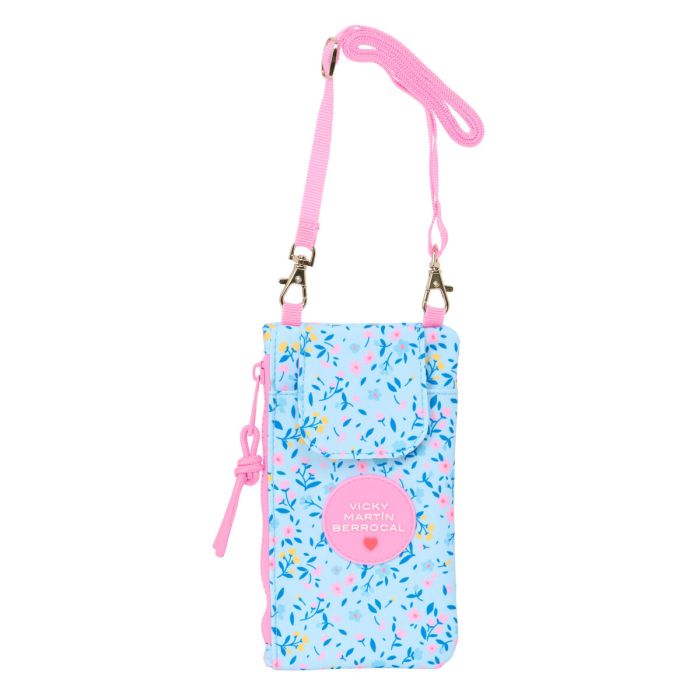 Sac pour téléphone portable Vicky Martín Berrocal Paraíso Bleu Rose 0 Sac pour téléphone portable Vicky Martín Berrocal Paraíso Bleu Rose 0